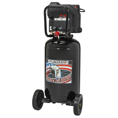 #ad NorthStar 225 PSI 4 CFM 15 Gal. Tank Air Compressor Vertical America#x27;s $339.99