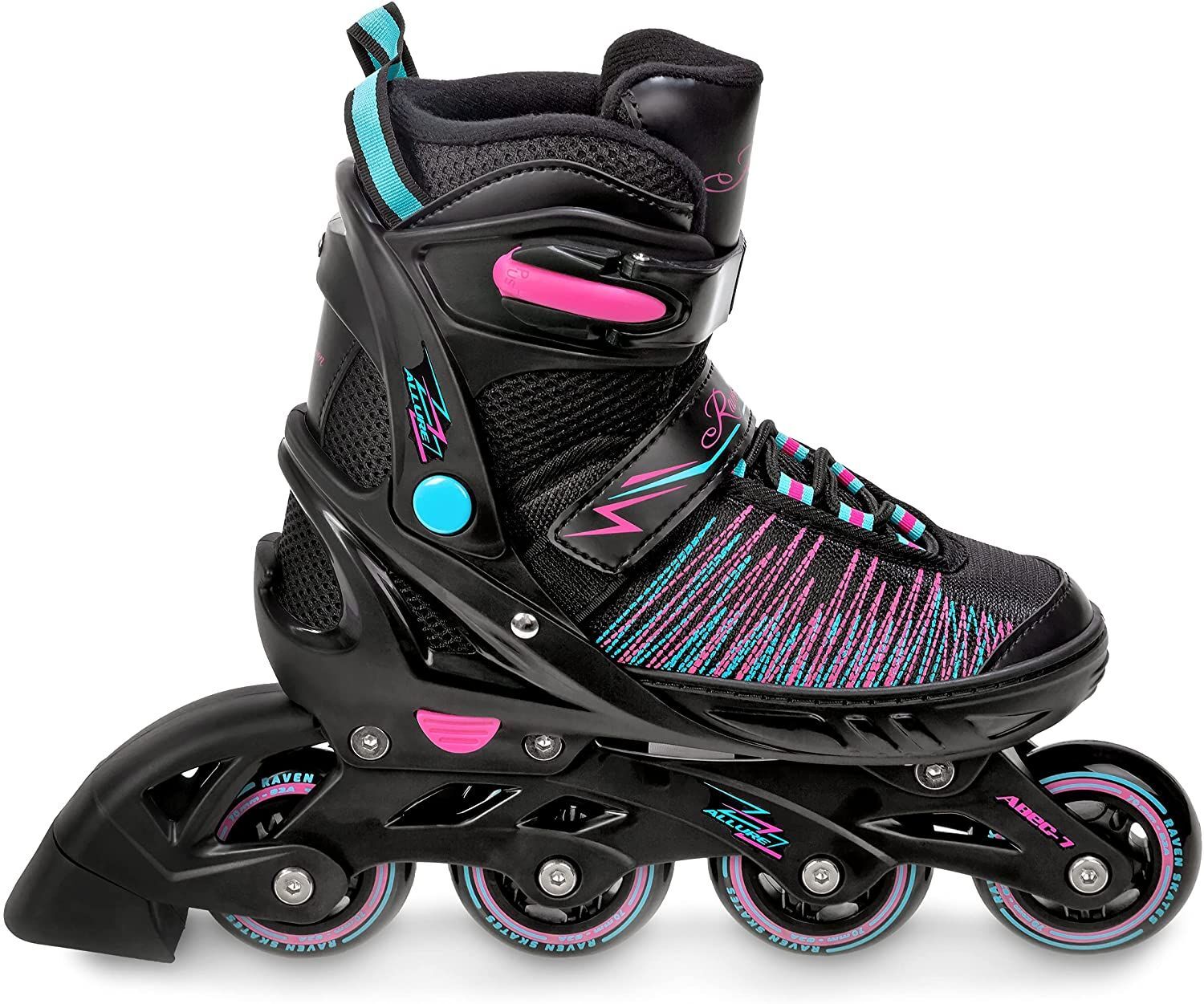 Roller en ligne Allure avec taille ajustable Raven pour une glisse fluide