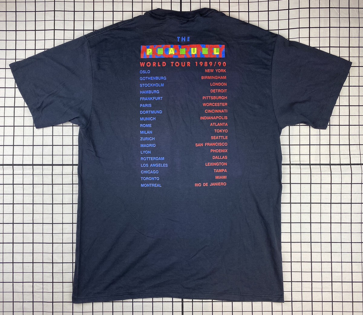 Vintage 1989 1990 PAUL MCCARTNEY WORLD TOUR t shirt BROCKUM Vintage 1989 1990 PAUL MCCARTNEY WORLD TOUR t shirt BROCKUM