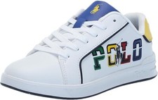 Polo Ralph Lauren Heritage Court III Graphic Sneakers Youth Kids 6 EUR 39 NEW
