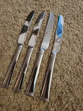 Mikasa Rope Flatware Butter Knife Set Lot of 4 NEVER USED