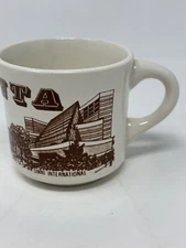Vintage 1980 Atlanta Skyline State Capitol Omni International Mug Thomas Warren