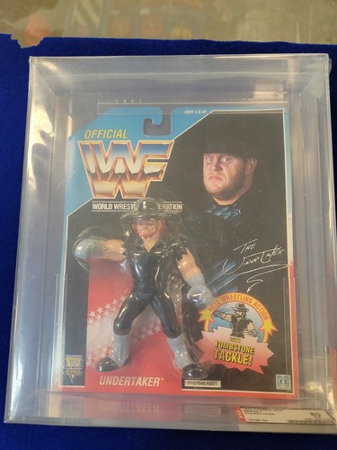 WWF Hasbro The Undertaker #1 w/case 1992 Series 4 ...