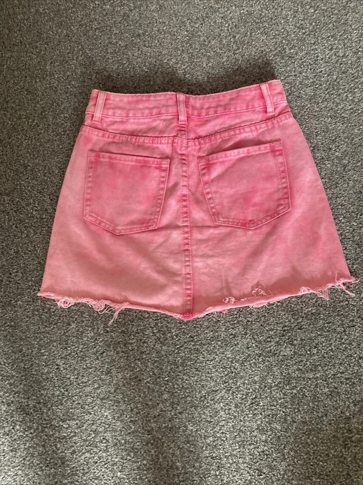 Pink Mini Skirt Age Uk 4brand BOOHOO - Image 4 of 4