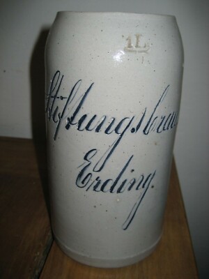 Beer brewery Erding foundation brewery jug carved LOOK!!!