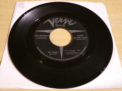 Jim Benson 45 - Some Other Face - Verve VK 10371