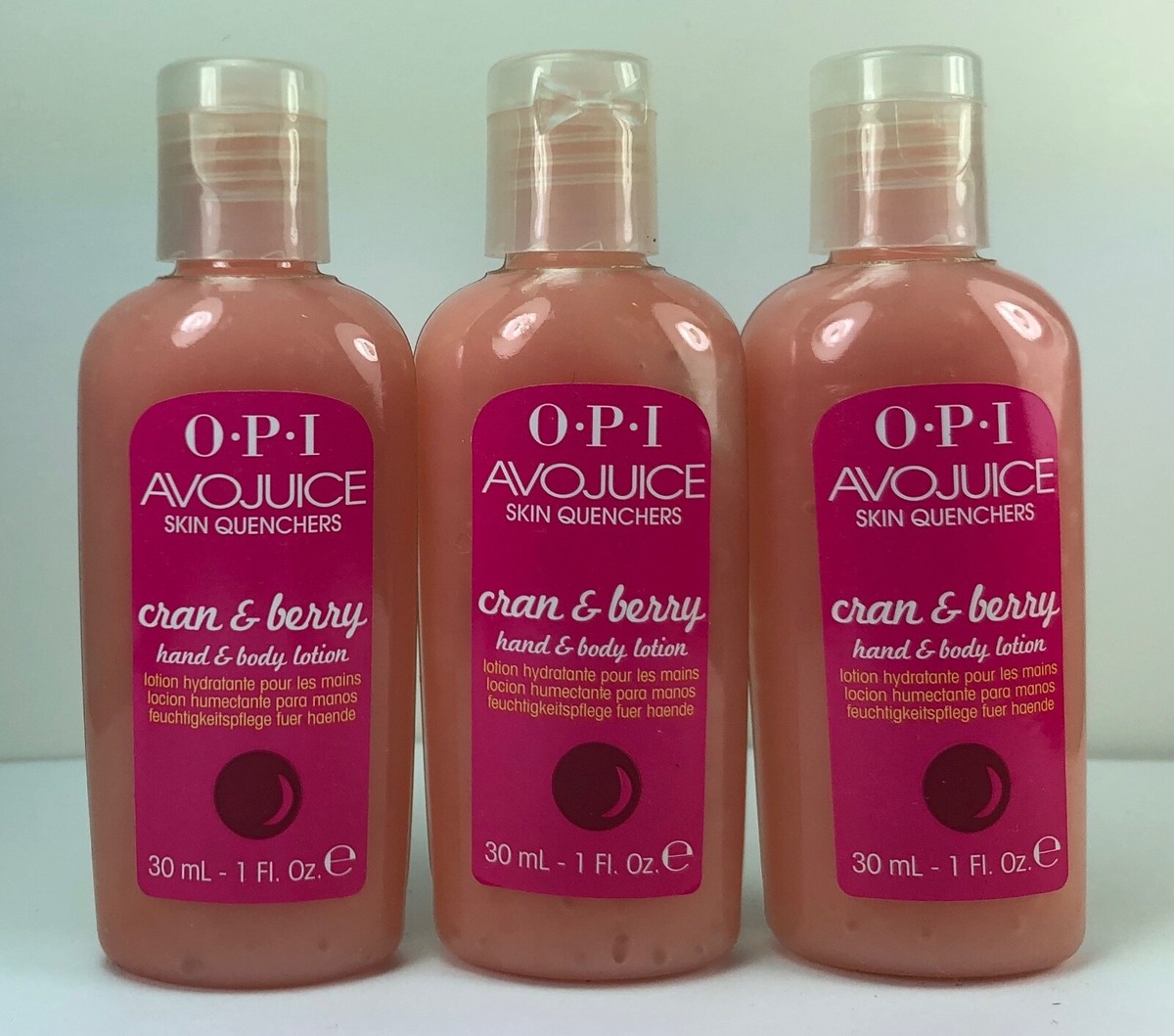 OPI Avojuice Skin Quenchers Hand & Body Lotion CRAN & BERRY 30ml