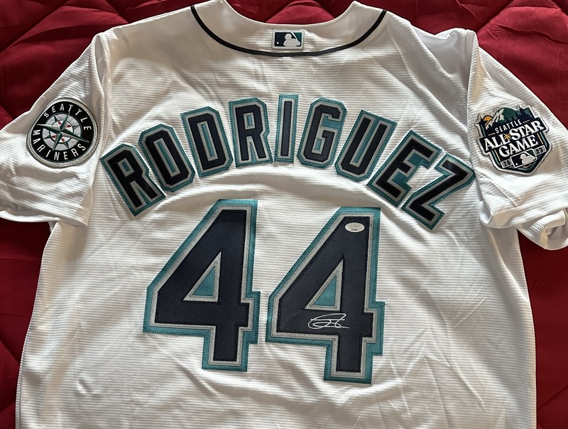 Julio Rodriguez signed MLB Nike Seattle Mariners Jersey JSA COA