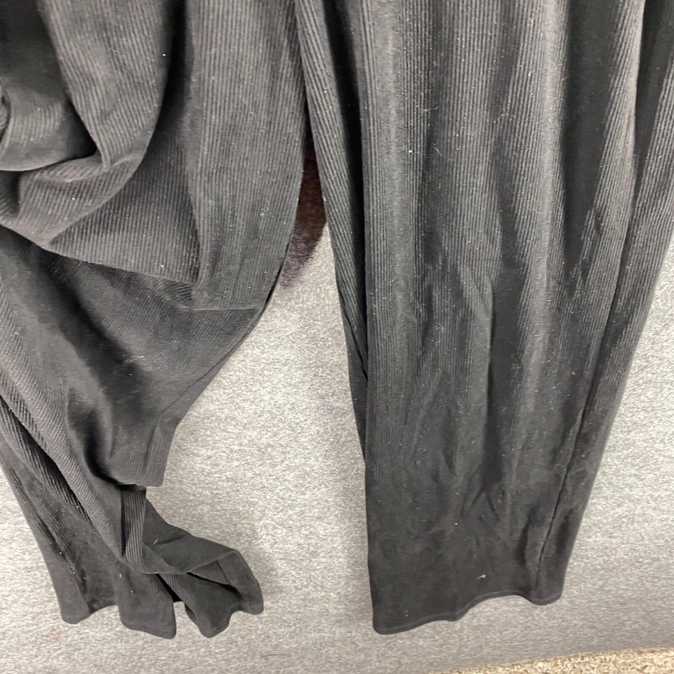 全新 Bebop 连身裤女式 M 中号黑色直筒无袖方领休闲 — 第 3/4 张图片