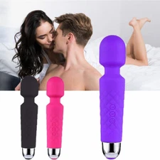 Mini Multi-Speed Magic Massager Wand Massage Powerful Full Body USB Rechargeable