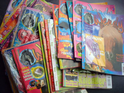 Auswahl: Wendy 1999 2000 2001 2002 originale Kioskware mit Beilage!