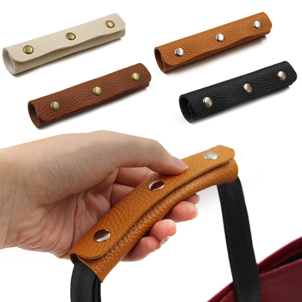 Suitcase Grip Protective Cover Luggage Bag Handle Wrap · Leather Shoulder Straps-image