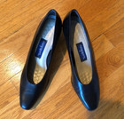 EASY SPIRIT DRESS WOMEN'S ESBRADBURY CLASSIC BLACK KIDSKIN PUMPS 8.5 Narrow — photo 1