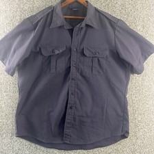 Propper Shirt Mens XL Gray Security Uniform Short Sleeve F5301