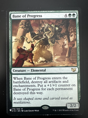 MTG - Magic The Gathering - The List: Commander 2015 - Bane of Progress