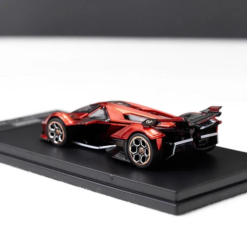 LMF Maßstab 1:64 Lamborghini V12 Vision GT rot Diecast Auto Modell Spielzeug Geschenk - Bild 5 von 6