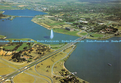 D048617 Lake Burley Griffin und Commanowealth Avenue Canberra. Gordo und Gotch