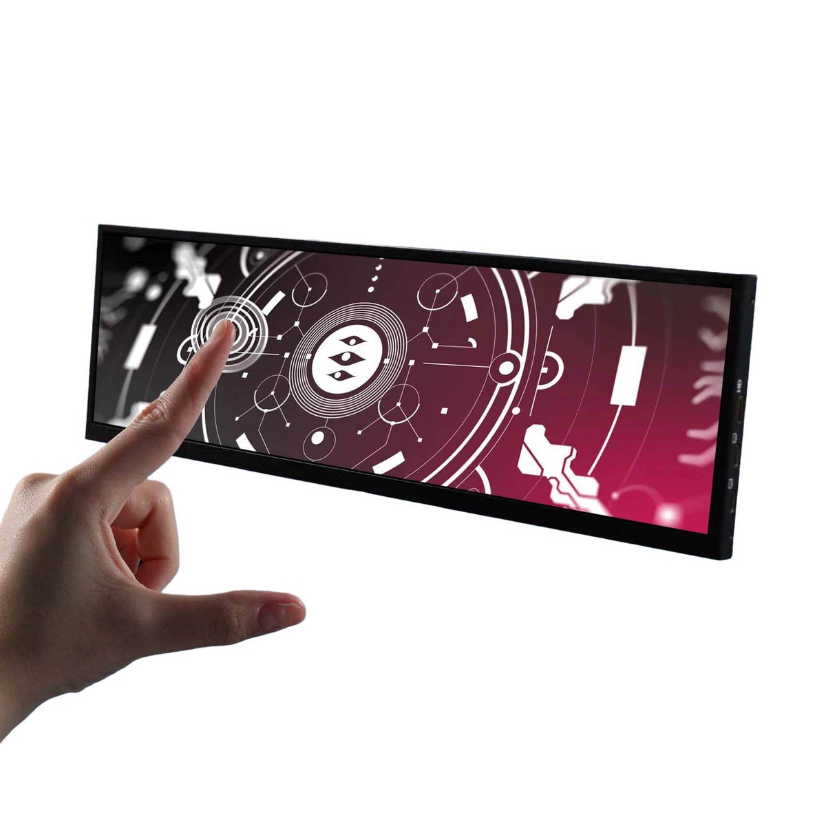 14.5inch Metal Case LCD Monitor 2560x720 2K IPS Touch Sensor Type