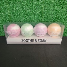 Soothe  Soak 4 Bath Bombs Spa Collection Gift Set