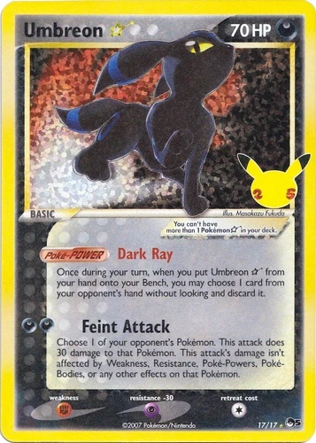 Umbreon Star 17/17 Celebrations: Classic Collection