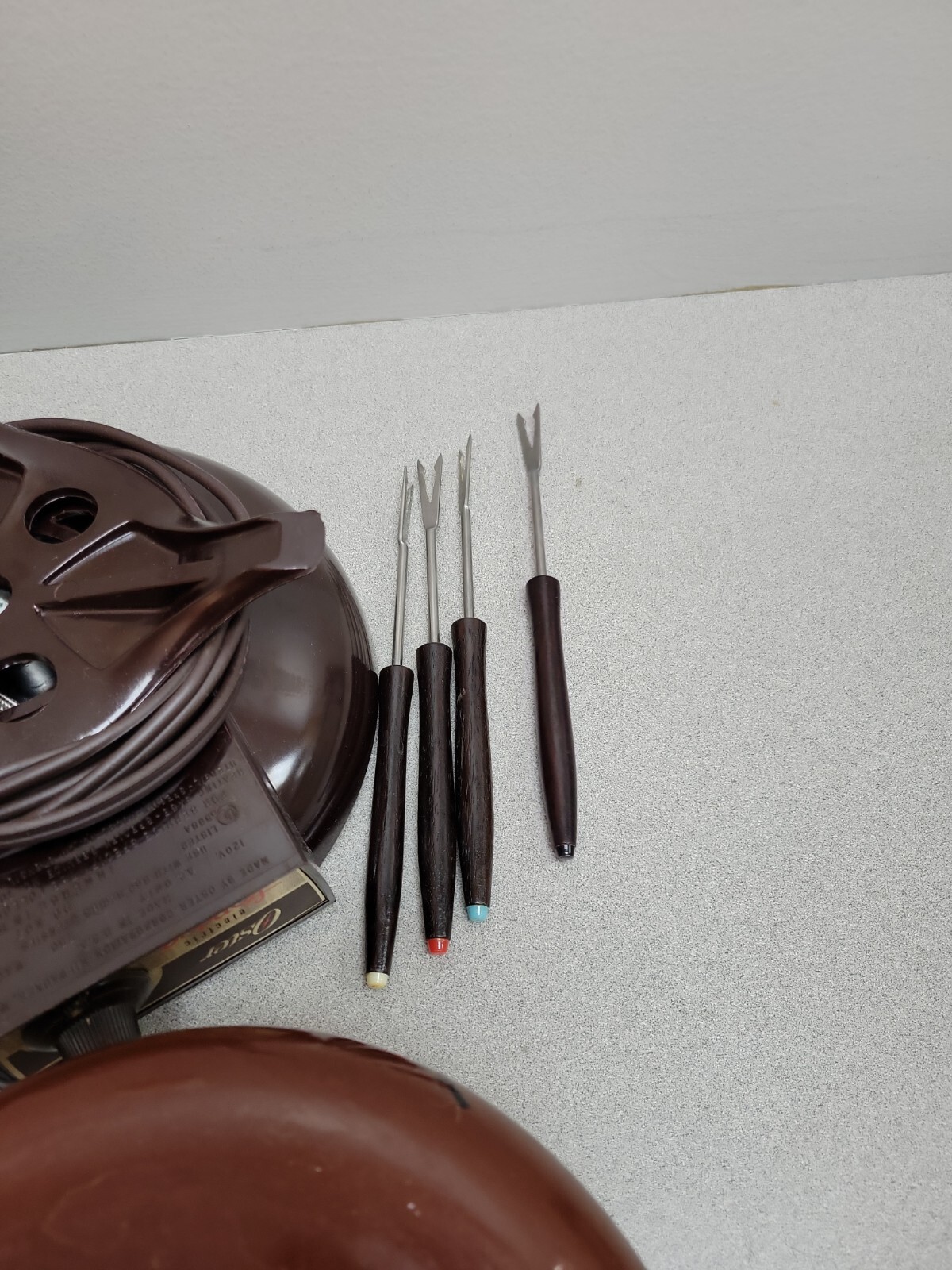 Vintage Oster Fondue Set Electric Model 681 Unidad Académica de