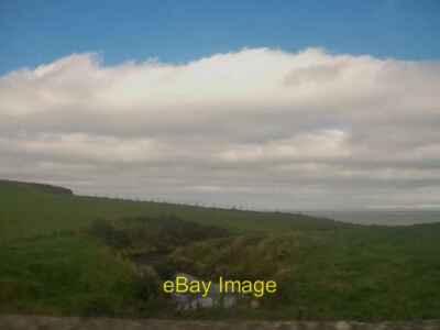 Photo 6x4 The Feigh Burn approaching its sea-ward plunge down the cliffs  c2013