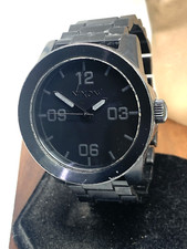 Nixon Men's Watch The Corporal Take Charge Quartz Black Dial Stainless Steel