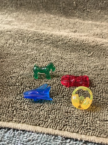 Monopoly Electronic Banking Board Game Replacement Pieces 4 PLASTIC TOKEN MOVERS - Picture 2 of 4