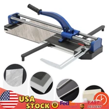 24" Manual Tile Cutter Cutting Machine 600mm Precise Industrial Heavy Duty