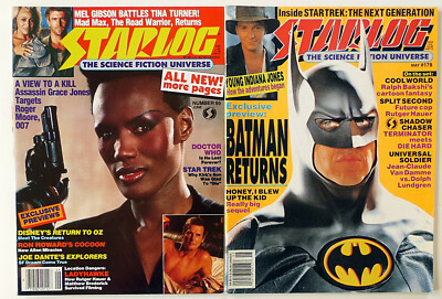 Lot of 7 Starlog Science Fiction Universe Magazines - Toy Story