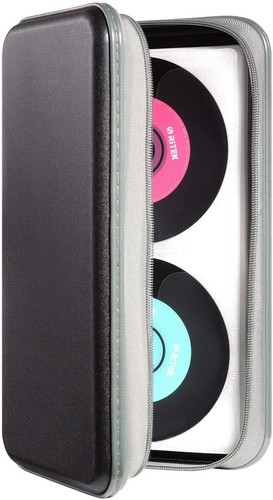 CD Holder 72 Capacity DVD Case Holder Portable Wallet Storage Organizer for Car - Picture 6 of 8