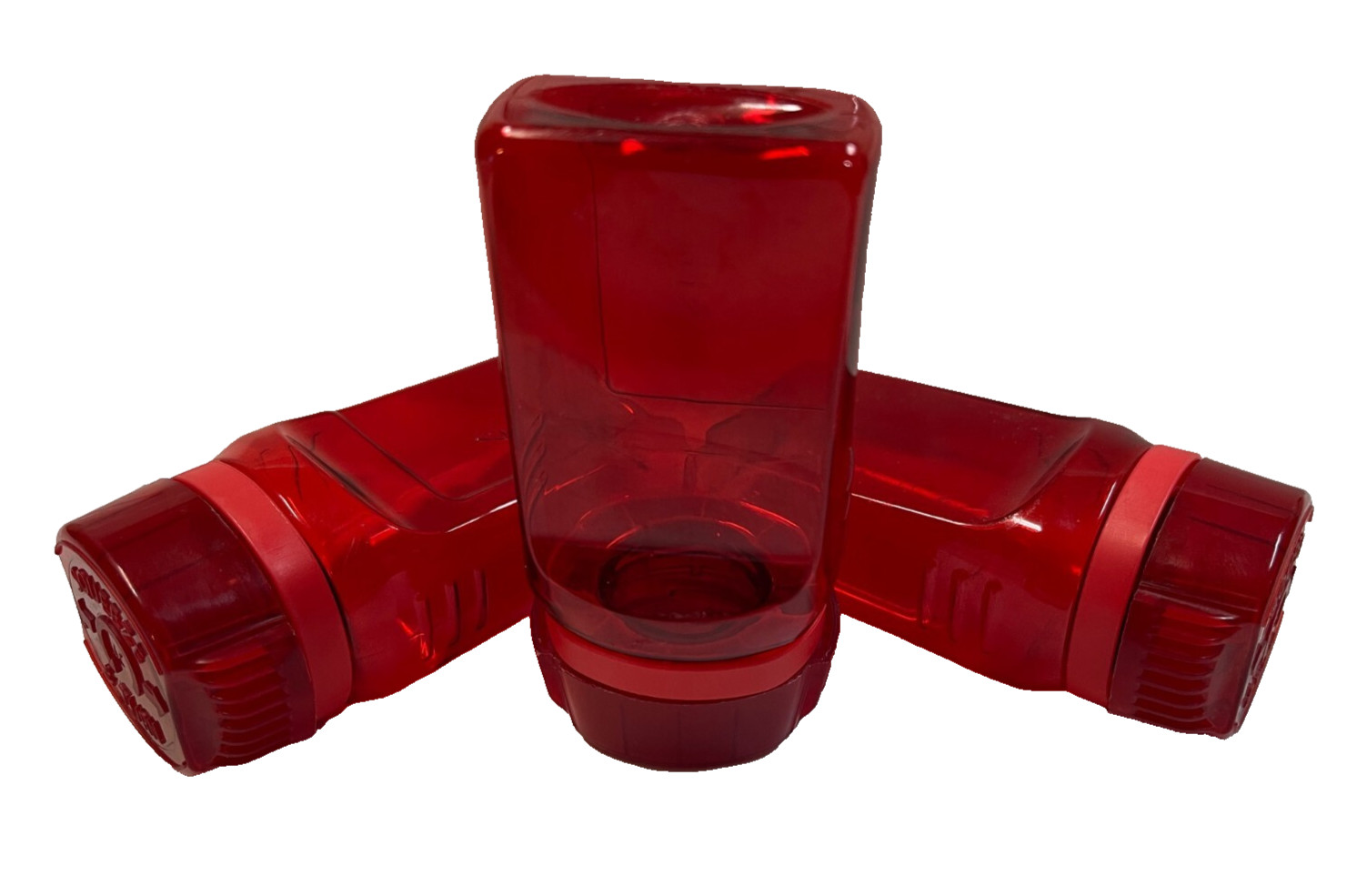 Target Red Pill Bottles 3 Prescription Medicine Container Small Size Red Ring