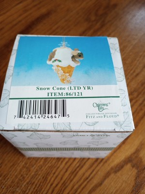 Charming Tails by Fitz and Floyd Snow Cone Limited Edition 86/121