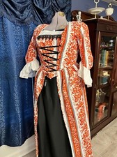 Ready to ship Women's 18th Century Reenactment Dress