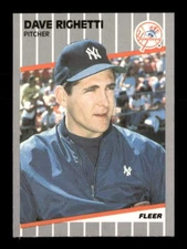 1989 Fleer #267 Dave Righetti New York Yankees  NM-MT Baseball Card *C108