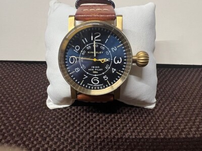 Rare Kingsley Type 3 Ace Pilot trench quartz watch, Limited Edition