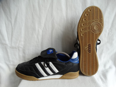 adidas Libero Indoor Sneaker Fußballschuhe 039778 schwarz-blau EU 44 2/3 UK 10
