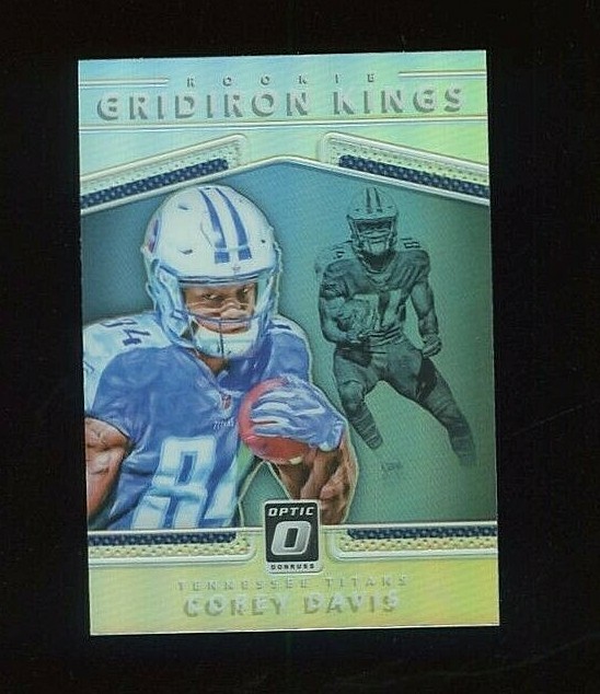 2017 PANINI OPTIC ROOKIE GRIDIRON KINGS PRIZM #8 COREY DAVIS TENNESSE TITANS