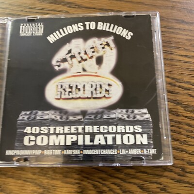 MILLIONS TO BILLIONS CD 40 Street Records Compilation (Cdb)