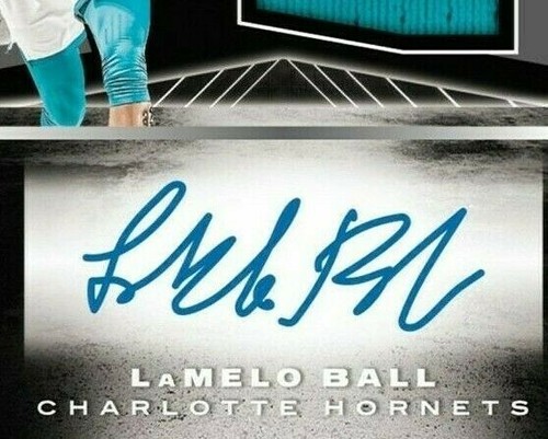 2020 Panini Black Rookie Patch Autograph LAMELO BALL RC RPA Digital 