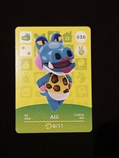 ALLI ANIMAL CROSSING AMIIBO SERIES 1 CARD #036 TRACKED AU POST geniuine