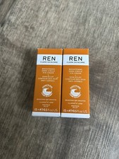 NIB REN Clean Skincare Brightening Dark Circle Eye Cream 0.5 fl oz LOT OF TWO