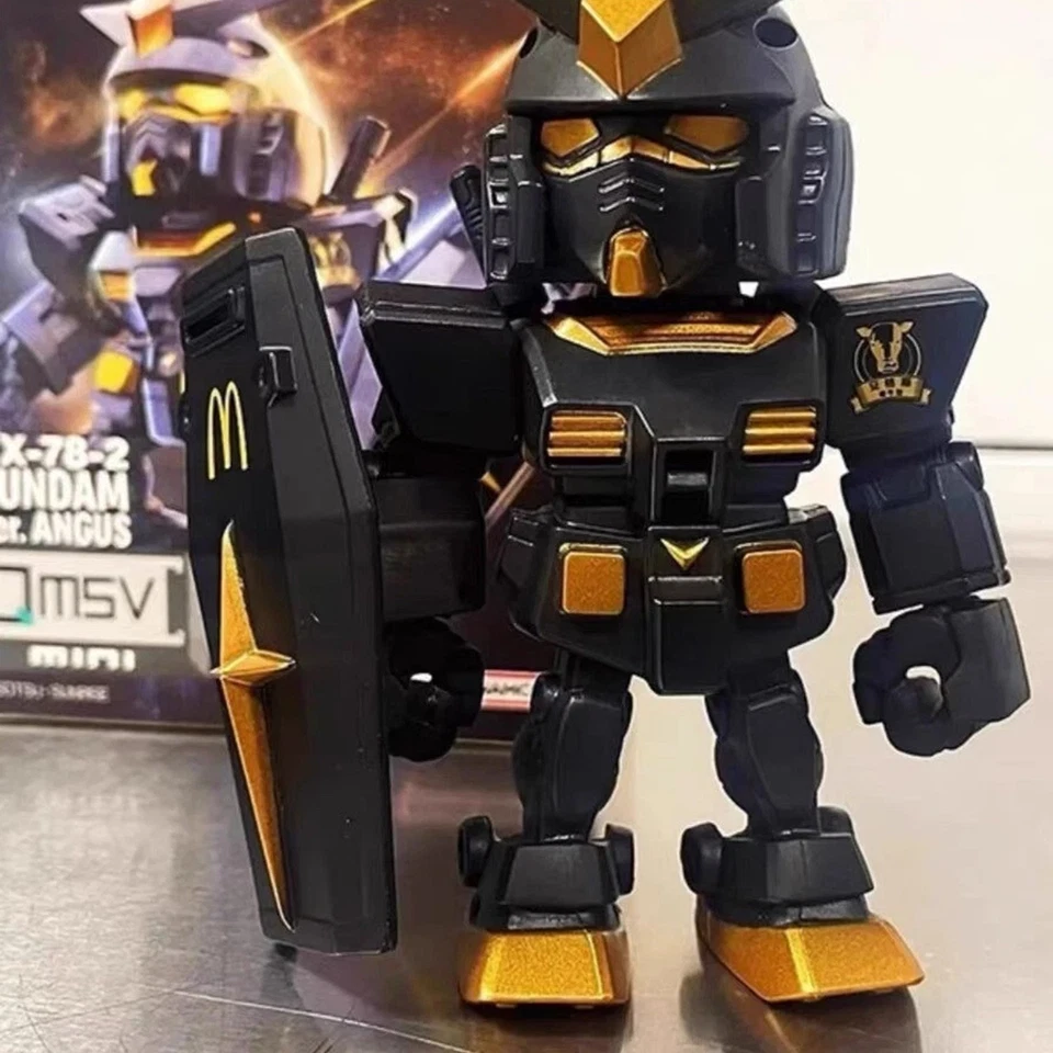 McDonald's China 2023 genuino RX-78-2 QMSV versión Mini Gundam Modelo Angus Color Foto 2 de 4