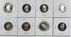 MISC SILVER WASHINGTON QUARTER PROOF LOT * 8 COINS TOTAL * NR #C2053