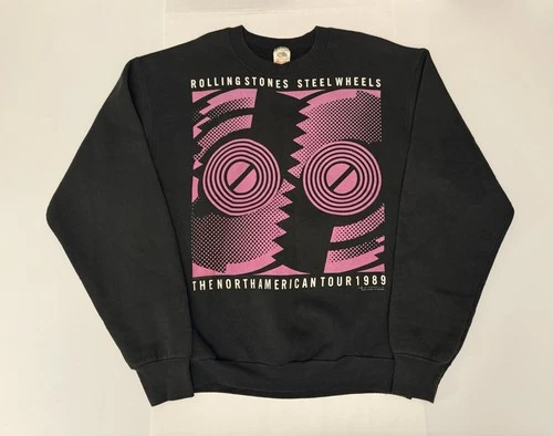 Rolling Stones "Steel Wheels" Tour Vintage Concert Shir 1980s vintage concert t-shirt, vintage, single stitch, B+ condition