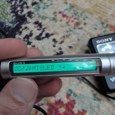 Sony Remote for MD MiniDisc Walkman RM-MC11EL Working Silver