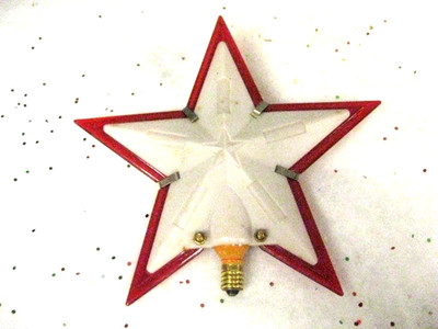 Vintage Paramount C6 Star Christmas Tree topper ( 2107) TST