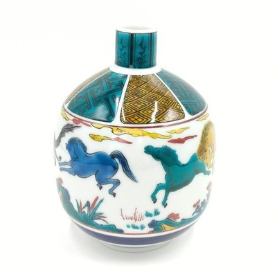 Suntory Whisky Hibiki 21 Year Old Kutani Ware Empty Bottle Old Style Horse