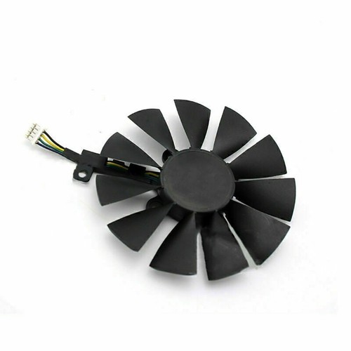 Para ASUS GTX 1060-O6G-GAMING Tarjeta Gráfica Ventilador Refrigerador de Repuesto Negro