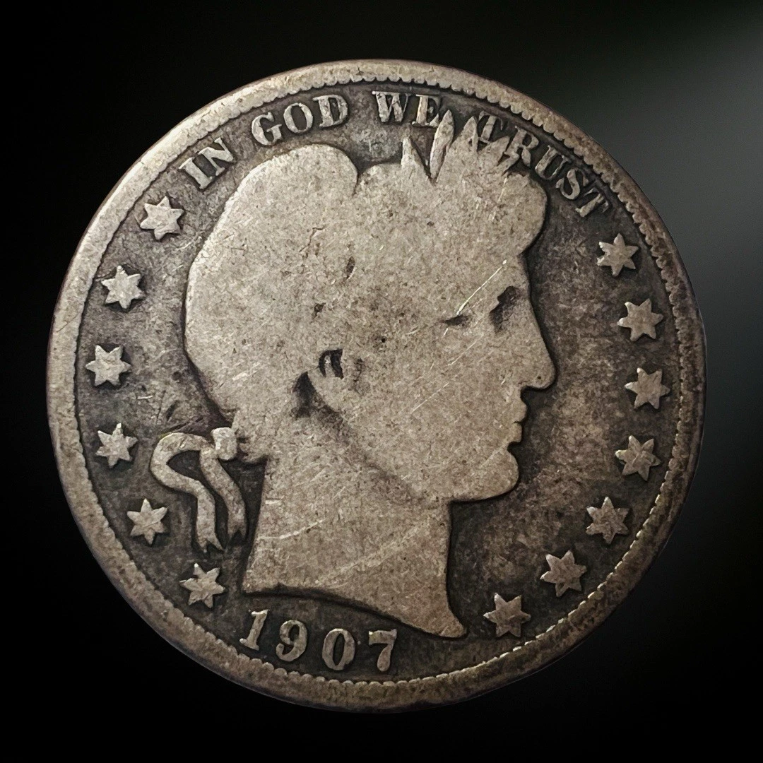 1907 Year Barber Half Dollars (1892-1915) for sale | eBay